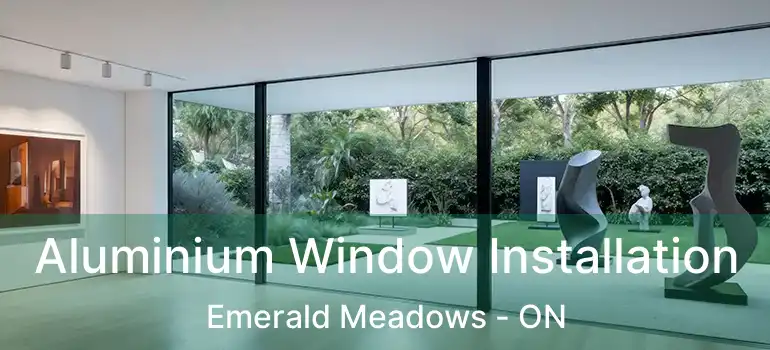  Aluminium Window Installation Emerald Meadows - ON