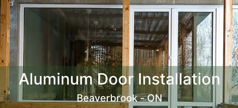 Aluminum Door Installation Beaverbrook - ON