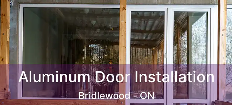  Aluminum Door Installation Bridlewood - ON