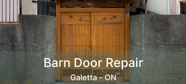  Barn Door Repair Galetta - ON