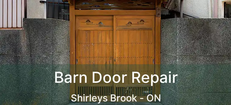  Barn Door Repair Shirleys Brook - ON