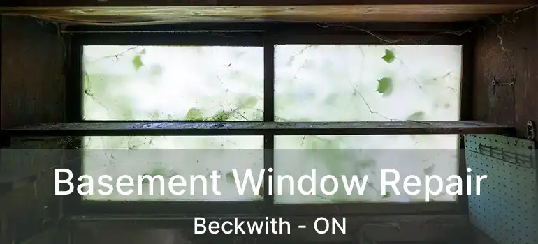  Basement Window Repair Beckwith - ON