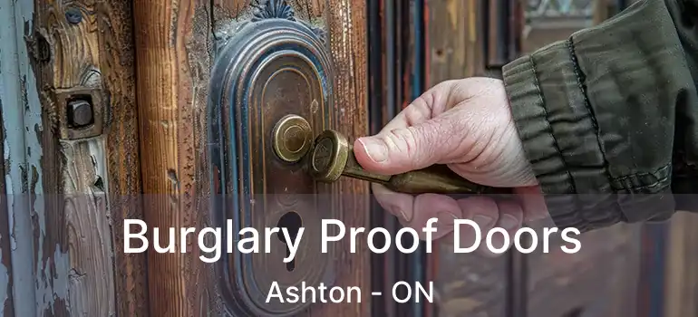  Burglary Proof Doors Ashton - ON