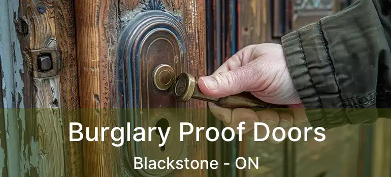  Burglary Proof Doors Blackstone - ON