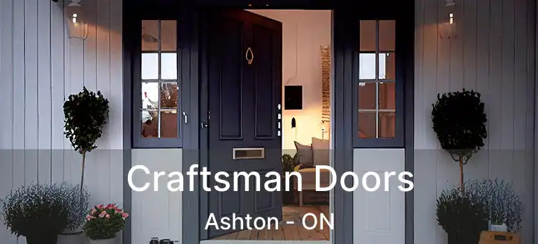  Craftsman Doors Ashton - ON