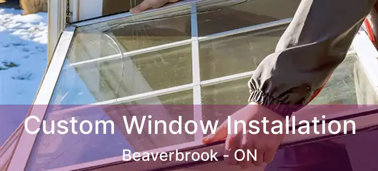  Custom Window Installation Beaverbrook - ON