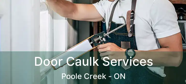  Door Caulk Services Poole Creek - ON