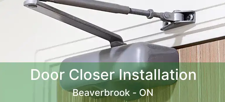  Door Closer Installation Beaverbrook - ON