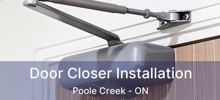  Door Closer Installation Poole Creek - ON