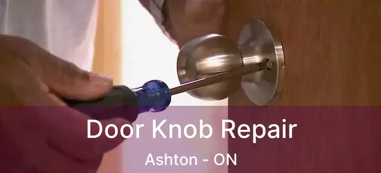  Door Knob Repair Ashton - ON