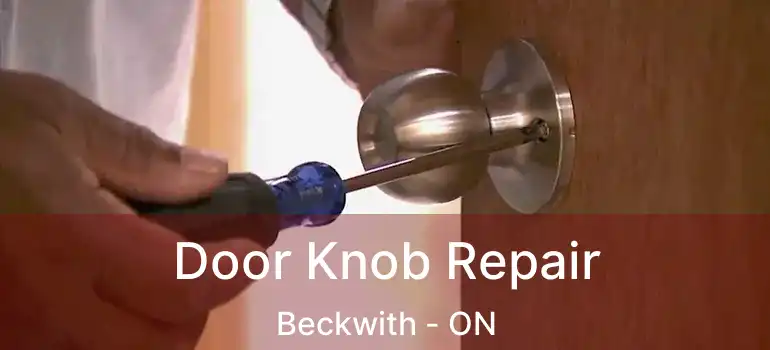  Door Knob Repair Beckwith - ON