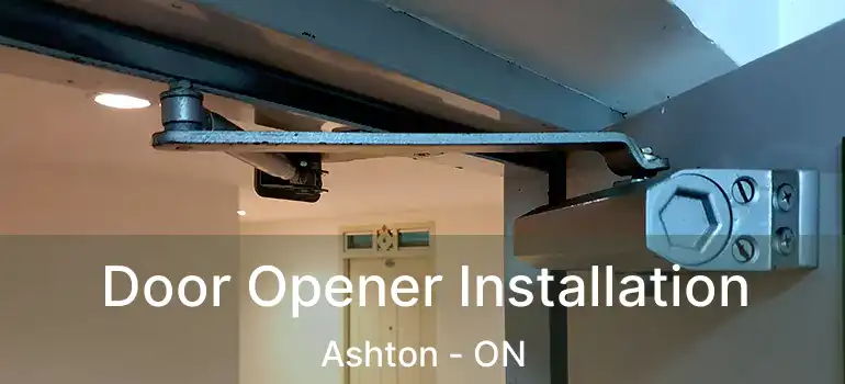  Door Opener Installation Ashton - ON