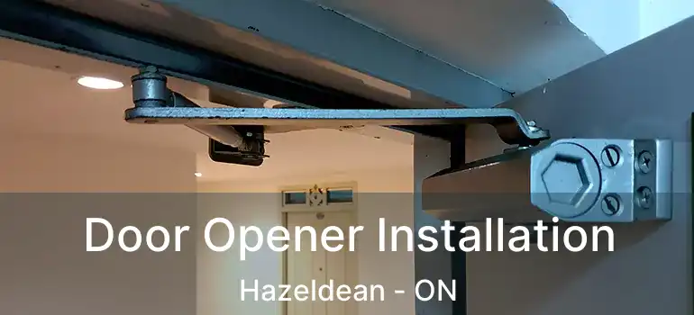 Door Opener Installation Hazeldean - ON