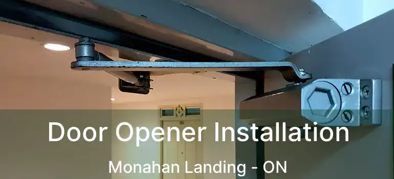  Door Opener Installation Monahan Landing - ON