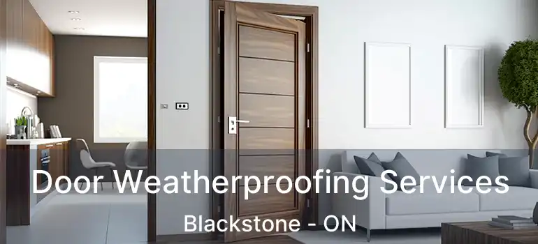  Door Weatherproofing Services Blackstone - ON
