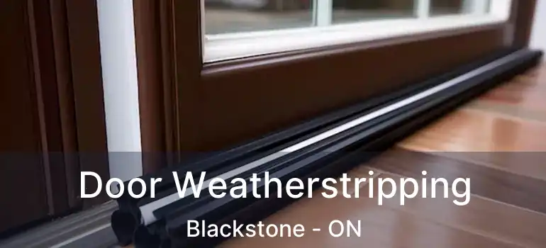  Door Weatherstripping Blackstone - ON