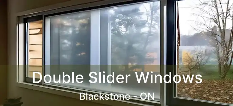  Double Slider Windows Blackstone - ON