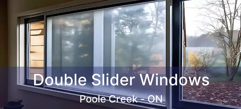  Double Slider Windows Poole Creek - ON