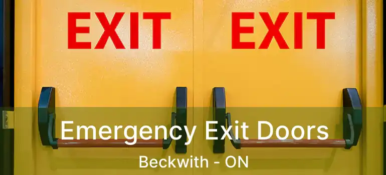  Emergency Exit Doors Beckwith - ON
