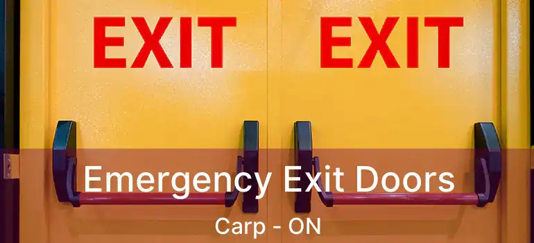  Emergency Exit Doors Carp - ON