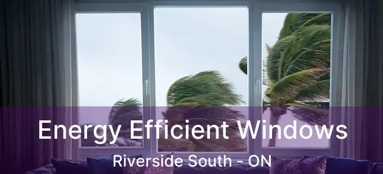  Energy Efficient Windows Riverside South - ON