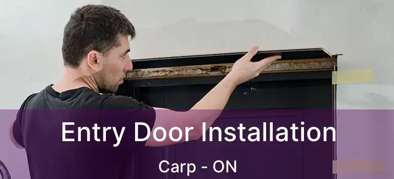  Entry Door Installation Carp - ON