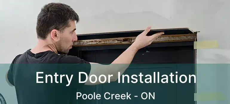  Entry Door Installation Poole Creek - ON
