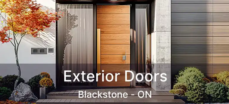  Exterior Doors Blackstone - ON