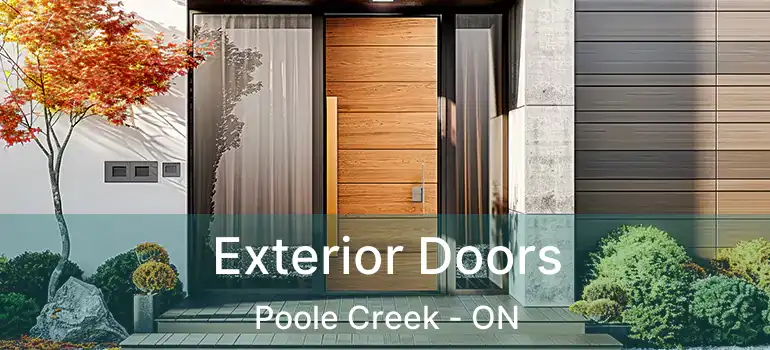  Exterior Doors Poole Creek - ON