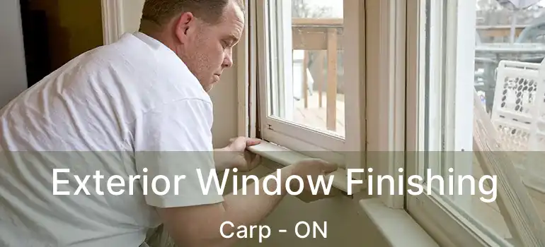  Exterior Window Finishing Carp - ON