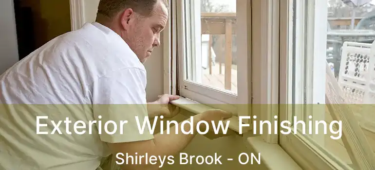  Exterior Window Finishing Shirleys Brook - ON