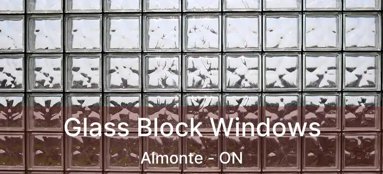  Glass Block Windows Almonte - ON