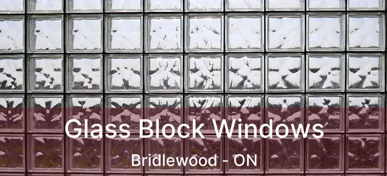  Glass Block Windows Bridlewood - ON
