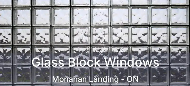  Glass Block Windows Monahan Landing - ON