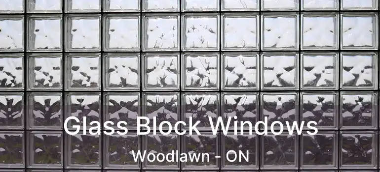  Glass Block Windows Woodlawn - ON