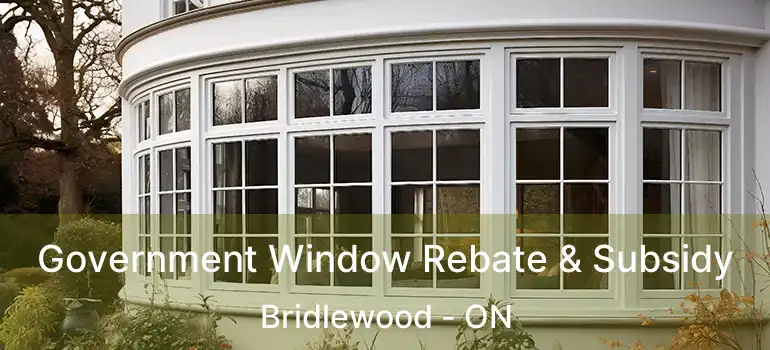  Government Window Rebate & Subsidy Bridlewood - ON