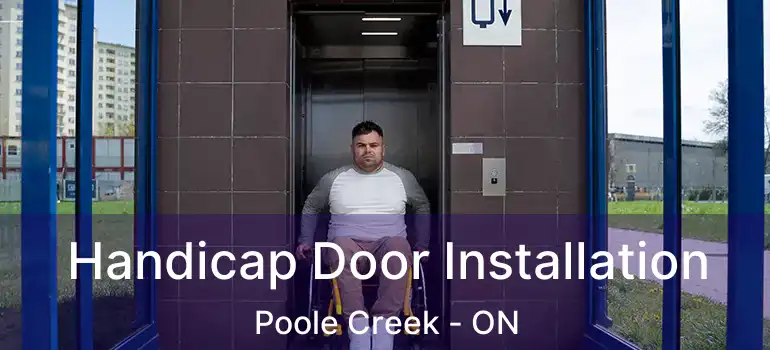  Handicap Door Installation Poole Creek - ON