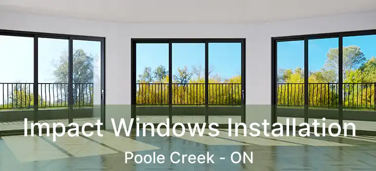  Impact Windows Installation Poole Creek - ON