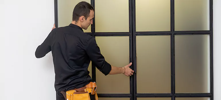 Patio French door installation in Kanata, ON