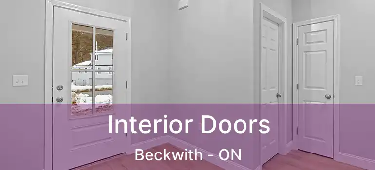  Interior Doors Beckwith - ON