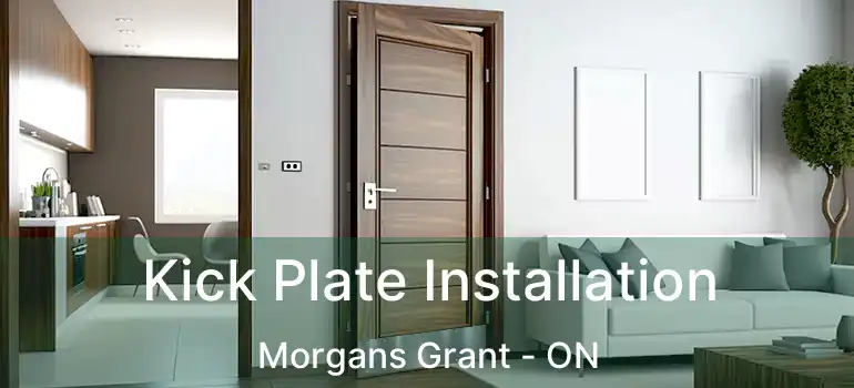 Kick Plate Installation Morgans Grant - ON