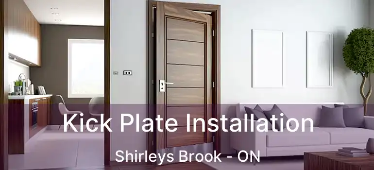  Kick Plate Installation Shirleys Brook - ON
