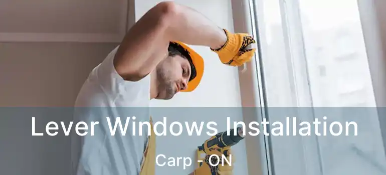  Lever Windows Installation Carp - ON