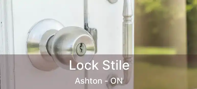  Lock Stile Ashton - ON