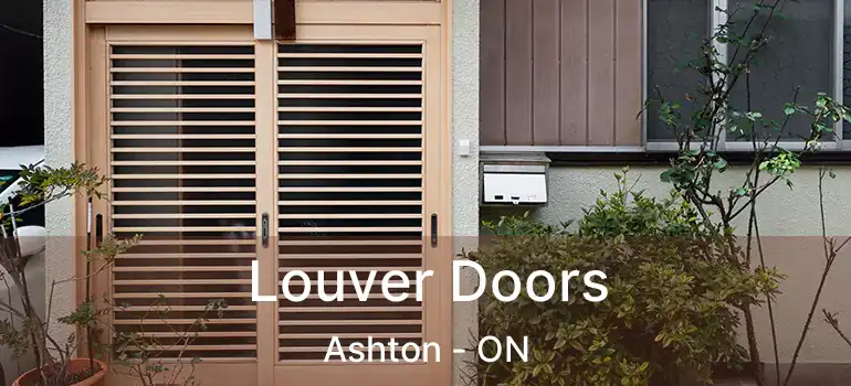  Louver Doors Ashton - ON