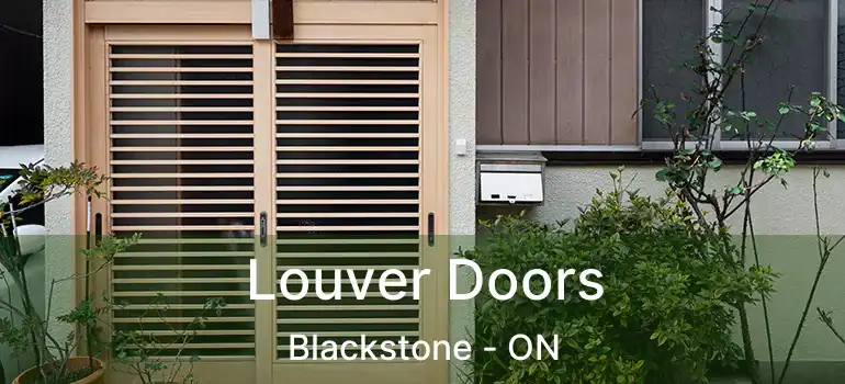  Louver Doors Blackstone - ON