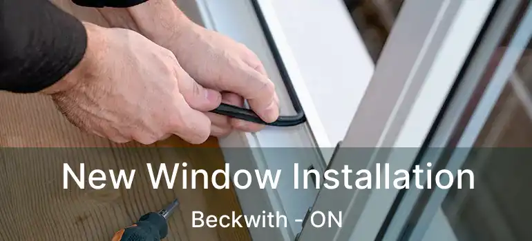  New Window Installation Beckwith - ON