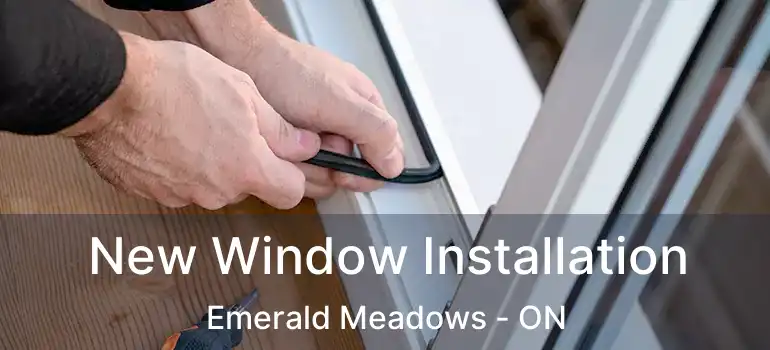  New Window Installation Emerald Meadows - ON