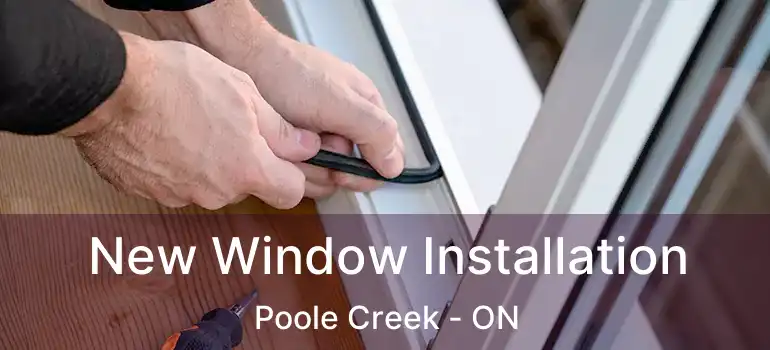  New Window Installation Poole Creek - ON