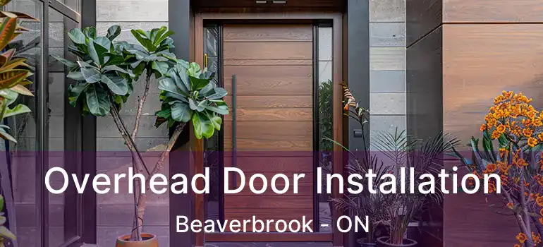  Overhead Door Installation Beaverbrook - ON
